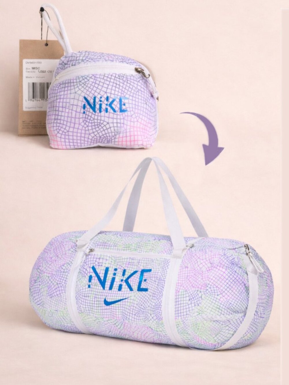 Nike Serena Williams Design Crew Stash Duffel Bag DV9251 NWT